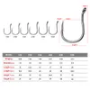 100pcs 1 06 0 71202 KUDAKO JIG HOOK Yüksek Karbonlu Çelik Dikenli Balıkçılık Kancaları Fishooks Balıkçılık Mücadelesi A02926807009943