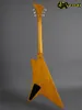 Moderne Korina 1958 reedito Heritage 1982 Natural Flying V Electric Guitar Boat Paddle Gumby Style Headstock Dot Inclay Gold Hard2153481