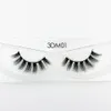 New Arrival High Quanlity 100% Handmade 1 Para 15mm 3D Real Mink Lashes Multilayer Miękkie Grube Fałszywe rzęsy 3DM19