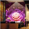 Behang voor muren 3 D voor Woonkamer Peony Wallpapers Flower KTV Achtergrond Muur