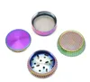 Smoking Pipes New Creative Mushroom Head 4-Layer Zinc Alloy Flash Smoke Grinder 63mm Fashion Metal Smoke Grinder