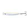 HENGJIA new metal Jigging Bait hard Lead fishing lure fishing files with Treble hook 6#hook 14g 7cm