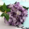 Parti Düğün Centerpieces Ana Çiçek RRA2390 Yapay Ortanca Çiçek Başlı 47cm Fake İpek Tek Gerçek Dokunmatik Hydrangeas Malzemeleri