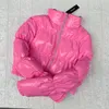 Kurze Parka-Puffle-Jacke, Blasenmantel, Winter, 2018, Damen, neue Mode, kurze Kleidung, Schwarz, Rot, Pink, Gelb, CJ191213