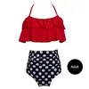 Mother and Daughter Swimsuit Mommy Swimwear Bikini sets Brachwear Clothes Look Mom Baby Dresses Clothing Family Matching Outfits184078857