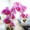 Nowy przylot jedwabna ćma ORCHID sztuczny kwiat motyl orchidea sztuczne kwiaty na nowy dom domowy festiwal ślubny dekoracje