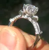 2 CT Solide 925 Sterling Silber Hochzeitstag Moissanite SONA Diamant Ring Engagement BAND Modeschmuck Männer Frauen Drop Shipping
