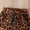 Ins Leopar Bebek Kızlar Takım Fazlası Uzun Kollu T Shirtleopard Firared Pantolonlar 2pcsset Yenidoğan Kıyafetleri Bebek Kız Giysileri Bebek 9538917