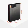 Новые алюминиевые Пластиковые USB Charge сигареты хранения Box Case Портативный Контейнер Зажигалка Многофункциональная защита для курения державки DHL