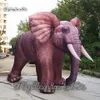 Éléphant gonflable simulé de Performance de défilé, modèle d'éléphant brun gonflable de 2m/3m/5m de hauteur pour événement de vacances en ville