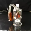 Anslut sandkärnan Glass Silent Pot Wholesale Glass Bongs Tillbehör, Glass Water Pipe Rökning, gratis frakt