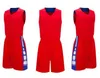 Personalizzato Qualsiasi nome Qualsiasi numero Uomo Donna Signora Gioventù Bambini Ragazzi Maglie da basket Camicie sportive come le immagini offerte B031