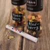 48pcs Blackboard Spice Sticker Reusable Jam Jar Labels Kitchen Label Stickers Organizer Chalkboard Wall Sticker Board Decals Pen