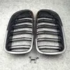 Car Front Grilles Gloss M Color Double slats Line Kidney Grille Grill For Bmw 5 Series F10 F11 F18 2010-2016