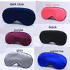 Zijden imitatie slaap rust oog masker oog schaduw cover gevoerde schaduw cover reizen ontspannen maskers hulp blinddoekingen DHL verzending