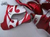 Customize Chinese fairings for Kawasaki ZX9R 00 01 Ninja ZX-9R 2000 2001 ZX 9R red silver motorcycle fairing kits