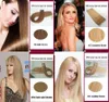 Tape In Human Hair Extensions Skin Weft Tape Hair Extensions 100g/40pieces Brazilian Hair Hablonde Double Sides Adhesive Cheap Free Shipping