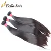 11a um doador não processado Remy Human Virgin Hair Pacotes brasileiros Índios indianos Malásia Extensões de cabelo peruanos Weft lenking tecelões retos 3-4pcs Venda