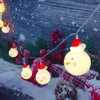 Christmas Decorations 3M Snowman Led Old Man Lantern Outdoor Decoration Light String Party Venue Supplies1