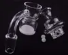 Nyaste 4mm tjock 25 mm XL Splash Guard Beveled Edge Quartz Banger Nail Cyclone Spinning CARB CAP och TERP Pearl Insert för DAB RIG5871808