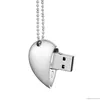 Design Real Capacity Crystal Heart USB 20 Flash Drive Memory Stick 16GB64GB Pendrive With Necklace3839387