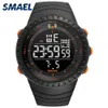 Highend Fashion Smael1237 Couple de sports en silicone multifonctionnel Watch Electronic Luminous Display étudiant Watch2958742