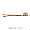Nordic brass gold long tail clip snack sealing clip folder swallowtail clip coffee measuring spoon