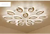 Ytmonterad LED -tak ljuskrona belysning vardagsrum sovrum ljuskrona moderna led hembelysning fixturer AC110V 220v289d