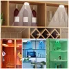 RGB Lights LED Lamp for Under Cabinet Light Kitchen Lamp AA Battery LED Battery WardrobeCloset Puck Light Dimmable Night Light1264870