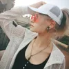 2019 berretto da ragazza Messy Buns Trucker Plain Baseball Visiera Berretto unisex Glitter Hat petten voor mannen cappellini uomo #XP151193E