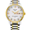 Reloj de Lujo Holuns Mens Watches Top Luxury Full rostfritt stål Strap Quartz Mens Watches Casual Simple Male Wristwatches Montre244C