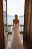 Julie Vino Beach Gelinlik Uzun Kollu Dantel Backless Seksi Gelinlikler 2020 Derin V Yaka Gelin Giydirme vestido de novia