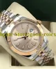 41mm Mens Golden Silver Brown Orologi da polso in oro rosa Calendario Orologio automatico 2813 Movimento Giubileo Bracciale 126301 Uomini Data Orologi meccanici