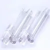 Nouveaux Tubes de brillant à lèvres vides 7.8ML Tubes de brillant à lèvres en cristal Transparent rond avec baguette Tubes de brillant à lèvres vides clair expédition rapide