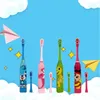 Children Electric Double-sided Tooth Brush Cartoon Pattern Toothbrush Electric Teeth Brush For Kids with 2pcs Replacement Head