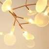 Modern Heracleum Tree Leaf Pendant Light LED Lamp Suspension Lamps Living Room Art Bar Iron Restaurant Home Lighting AL12219t