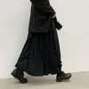 Mężczyzna Retro Moda Punk Gothic Szeroki Noga Spódnica Spodnie Spodnie Mężczyźni Japonia Harajuku Streetstyle Luźne Dorywczo Kimono Pant1