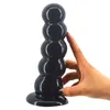 Huge Dildo Thicken 236inch Boxed Anal Beads Dilator Strong Big Sucker G Spot Stimulation Super Long Anal Plug Buttplug Sex Shop Y1680030