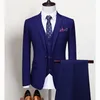 Custom Made Groom Tuxedos Light Grey Groomsmen Custom Made Side Vent Best Man Suit Wedding/Men Suits Bridegroom (Jacket+Pants+Vest)