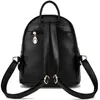 Designer- Fashion Women Backpack Female Fashion Girls Bags Ladies Black Backpack251S