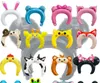 Dessin animé animal bandeau ballon coiffure ballon en aluminium enfant lapin cheveux cerceau jouet petit cadeau décoration de fête adultes et enfants 285h