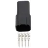 Black 5 Sets 4 Pin DT044PDT064S Automobile waterproof wire electrical Deutsch Connector plug2595614