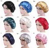 Beauty salon cap satin Sleep Night Cap Head Cover Bonnet Hat for For Curly Springy Hair