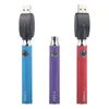 UGO V 650 900mAh EVOD Ego 510 Batería 7 colores micro USB Carga Passthrough baterías Precalentamiento Vape pen con cable usb