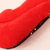 Sequin Lips Cushion Mermaid Sequin Lips Pillows Red Silver Mouth Car Sofa Living Room Cafe Decor Cushions