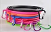 Travel Collapsible Pet Dog Cat Feeding Bowl Water Dish Feeder Silicone Foldable 9 Colors To Choose Free Shipping DHL