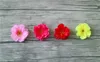 Fake Cherry Flower Head Dia. 5cm/1.97" Artificial Peach Blossom for DIY Bridal Bouquet Wrist Flowers Accessories