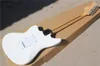 Factory Specail Sale White Electric Guitar with SSS Pickups,Red Pearled Pickguard,Rosewood Fretboard,Offering Customized Service
