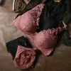 Sexy Front Closure Bra+Brief Sets small girl lingerie set Push Up Lace Bralette Underwear Brassiere intimates CX200629