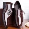 Punta di punta di piedi vestito scarpa di scarpe da scarpe da scarpe da uomo mocassini da uomo italiano marca di marca sposa derby scarpe da uomo affari oxford scarpe